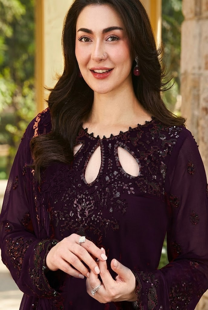 03-Piece Heavy Embroidered Chiffon Suit - Ready To Wear