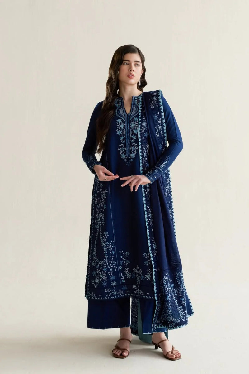 03-Piece Egyptian Lawn Suit - Ready  To Wear