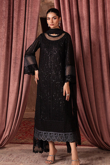 03-Piece Chiffon Suit With Embroidery | Ready To Wear