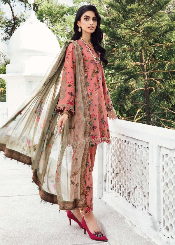 3  Piece Stitched Lawn suit - Ready to Wear