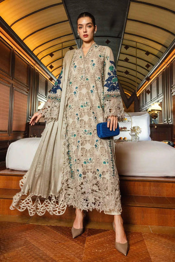 03-Piece Luxury Embroidered Lawn Suit - Ready To Wear